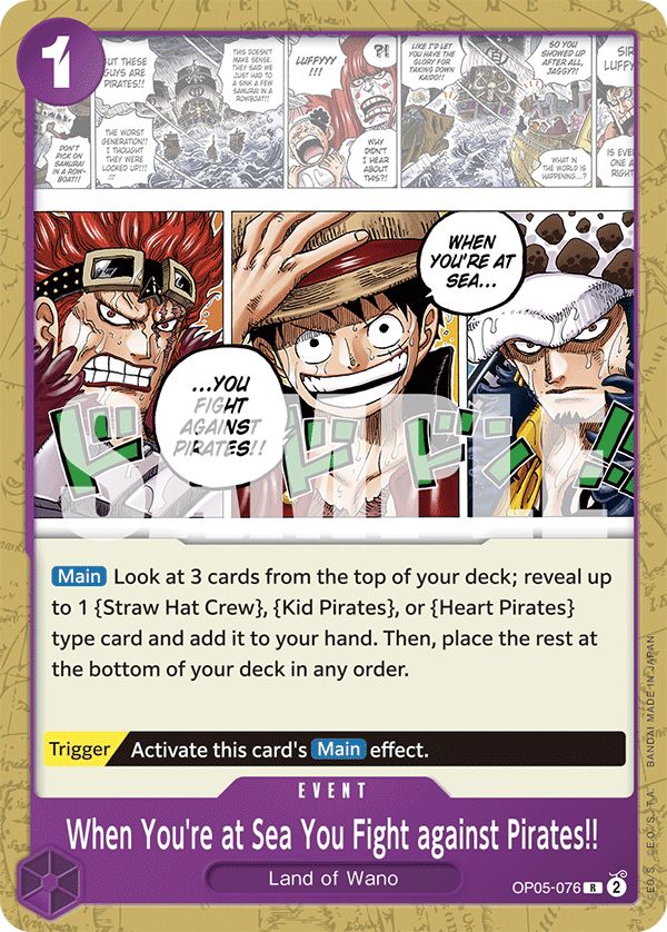 When You're at Sea You Fight against Pirates!! - OP05-076_p1 (JP)