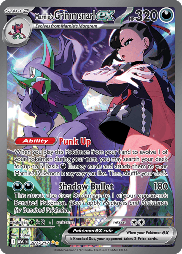 Marnie's Grimmsnarl ex