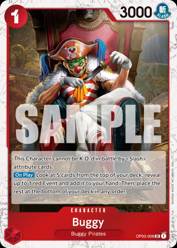Buggy - OP03-008 (Pirate Foil)