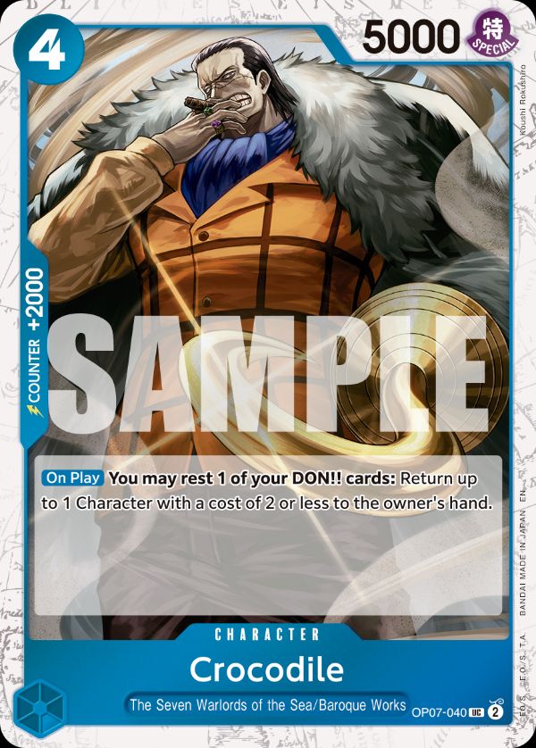 Crocodile - OP07-040 (Pirate Foil)