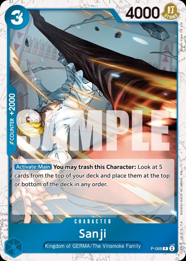 Sanji - P-068 (Pirate Foil)