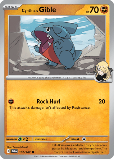 Cynthia's Gible