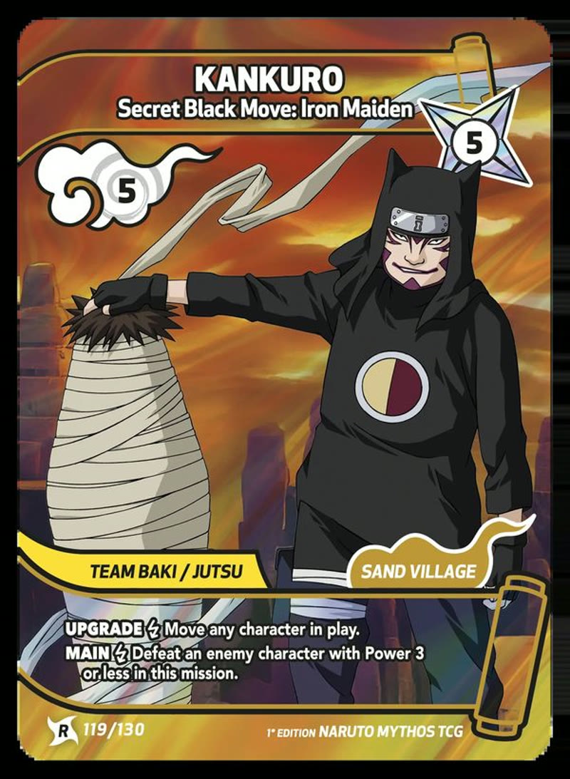 Kankuro - Secret Black Move: Iron Maiden