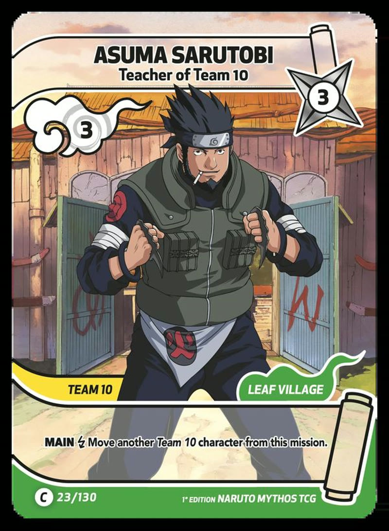 Asuma Sarutobi - Teacher of Team 10