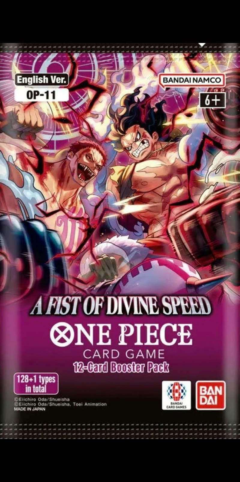 [OP11] A Fist of Divine Speed (EN) - Booster Pack