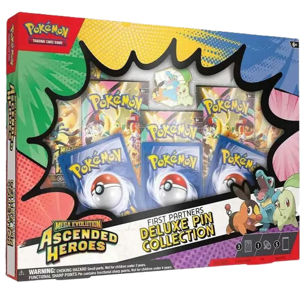Ascended Heroes First Partners Deluxe Pin Collection Case