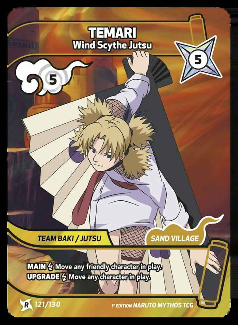 Temari - Wind Scythe Jutsu
