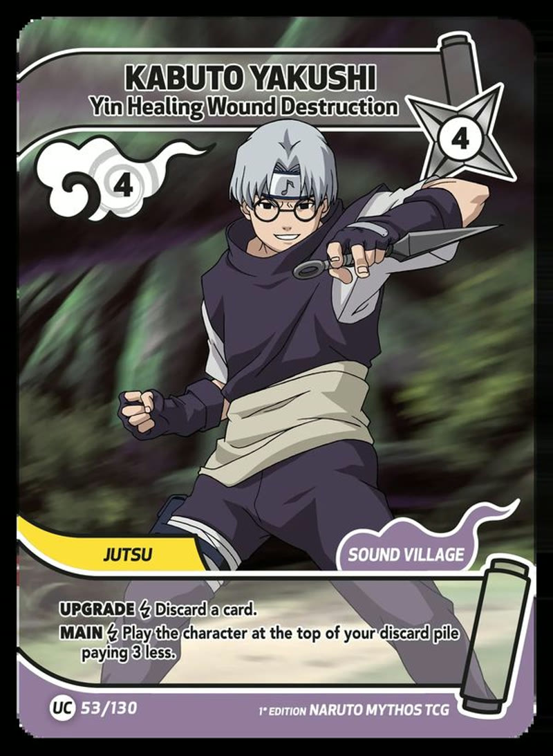 Kabuto Yakushi - Yin Healing Wound Destruction