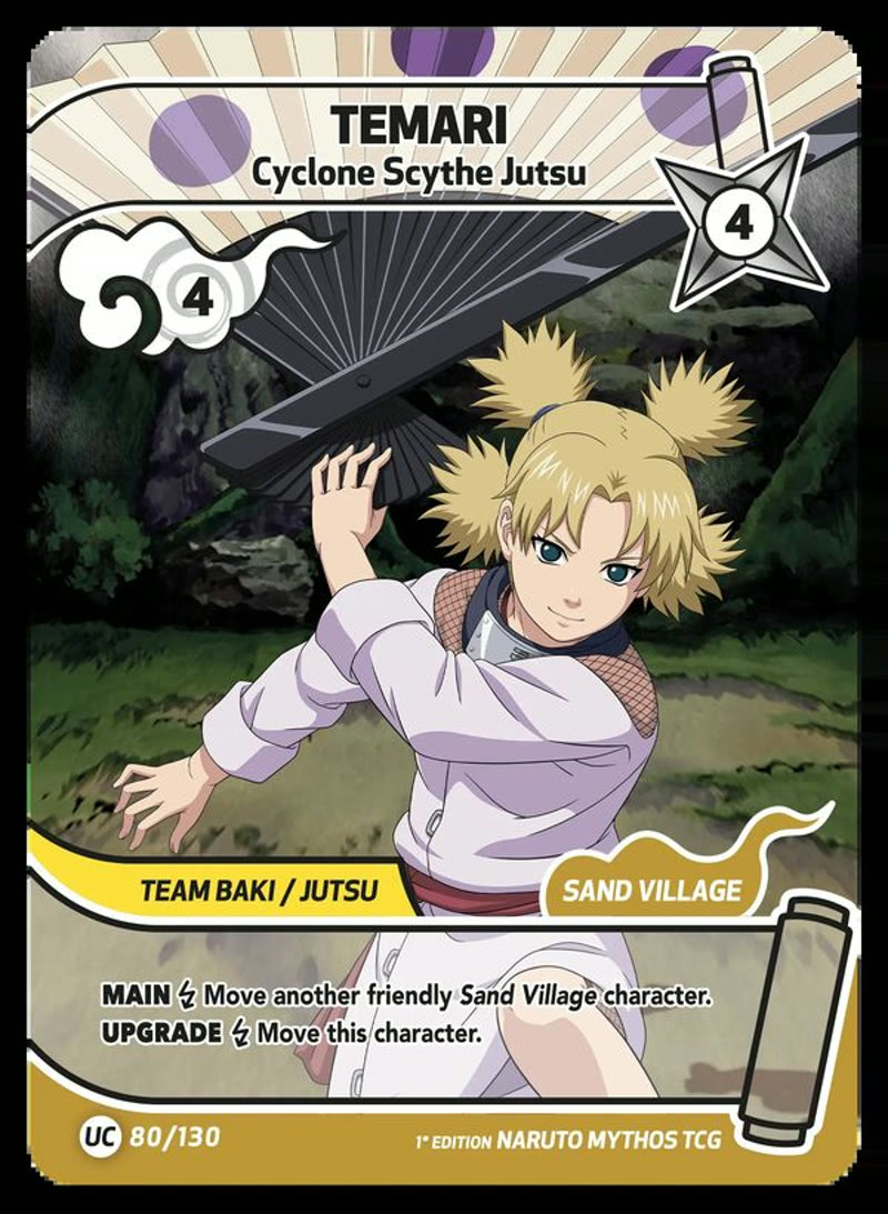 Temari - Cyclone Scythe Jutsu