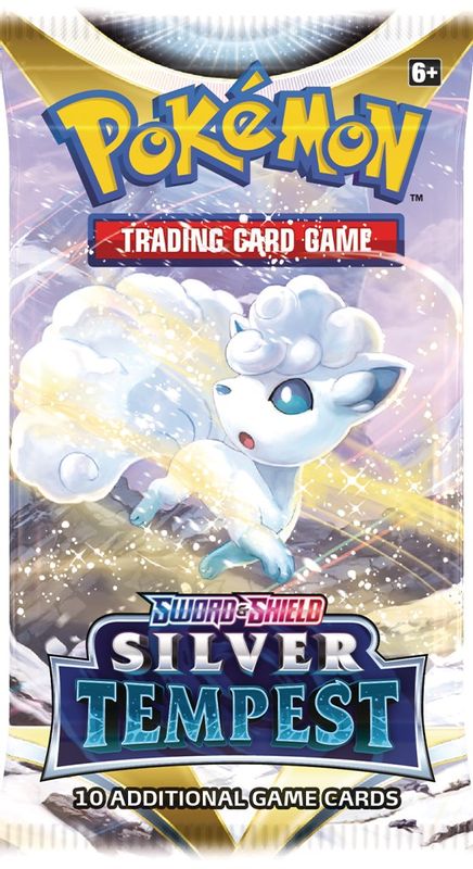 Silver Tempest Sleeved Booster Pack