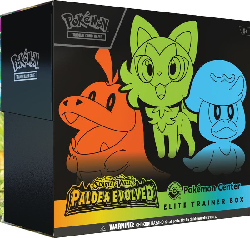 Paldea Evolved Pokemon Center Elite Trainer Box (Exclusive)