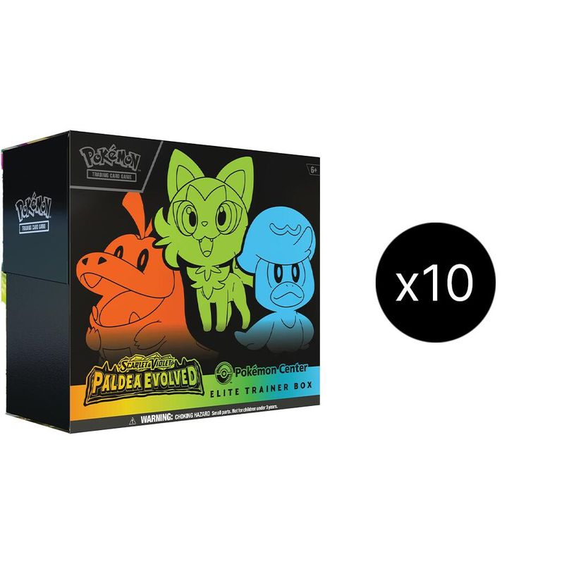 Paldea Evolved Pokemon Center Elite Trainer Box (Exclusive) Case